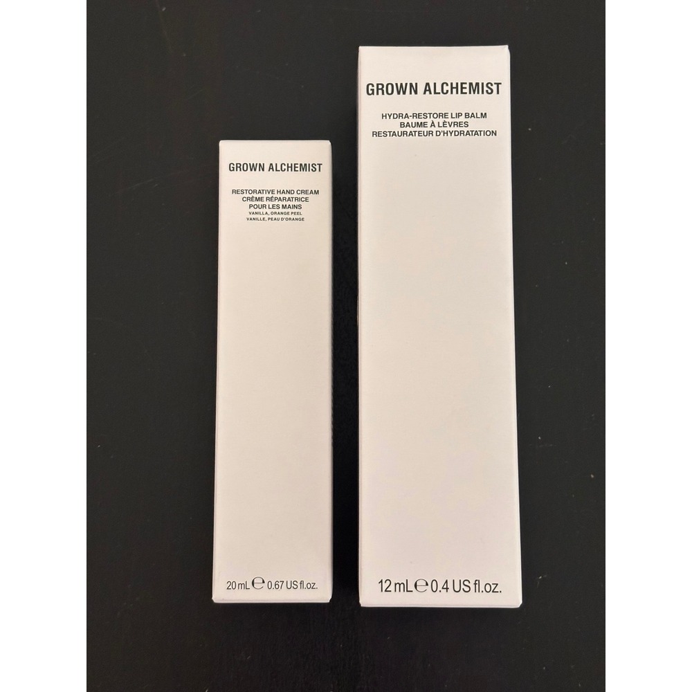Grown Alchemist Lip and Hand Duo Restorative Hand Cream Lip Balm Set - Picture 2 of 6